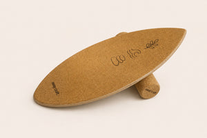 balance board kork auf korkrolle